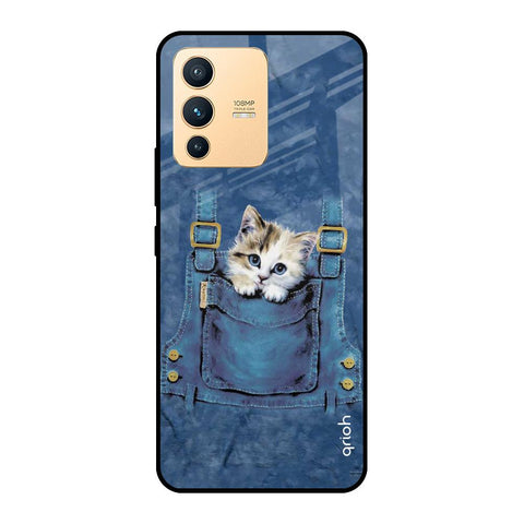 Kitty In Pocket Vivo V23 Pro 5G Glass Cases & Covers Online