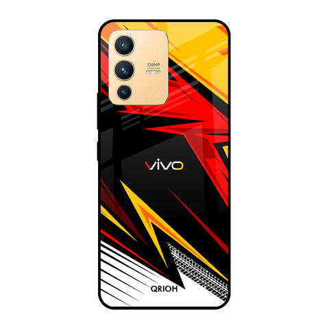Race Jersey Pattern Vivo V23 Pro 5G Glass Cases & Covers Online