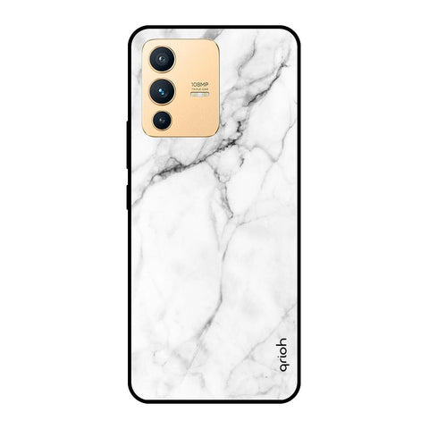 Modern White Marble Vivo V23 Pro 5G Glass Cases & Covers Online