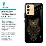 Golden Owl Glass Case for Vivo V23 Pro 5G