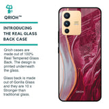 Crimson Ruby Glass Case for Vivo V23 Pro 5G