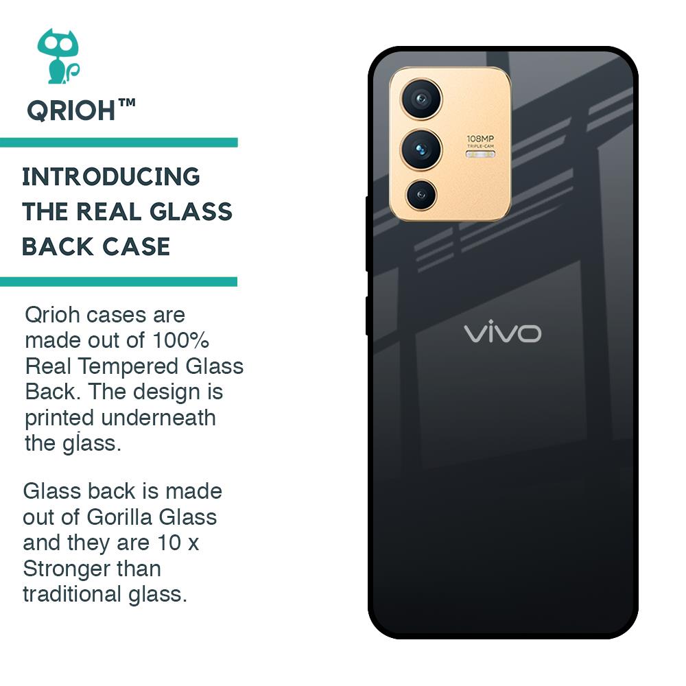 Stone Grey Glass Case For Vivo V23 Pro 5G