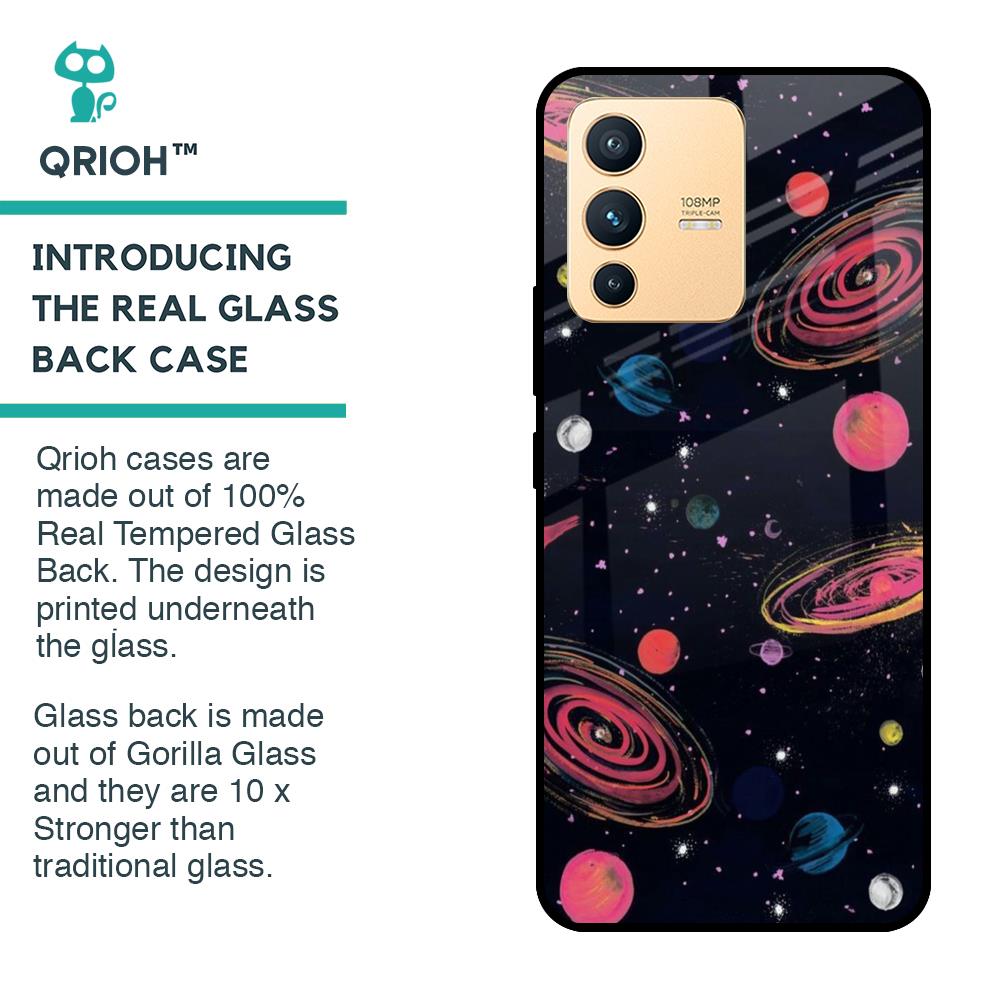 Galaxy In Dream Glass Case For Vivo V23 Pro 5G