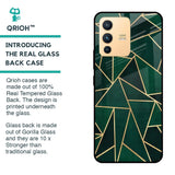 Abstract Green Glass Case For Vivo V23 Pro 5G