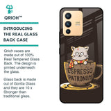 Tea With Kitty Glass Case For Vivo V23 Pro 5G