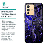 Techno Color Pattern Glass Case For Vivo V23 Pro 5G