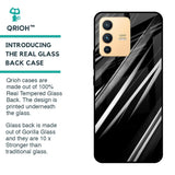 Black & Grey Gradient Glass Case For Vivo V23 Pro 5G