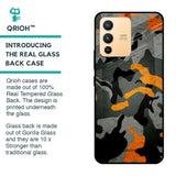 Camouflage Orange Glass Case For Vivo V23 Pro 5G