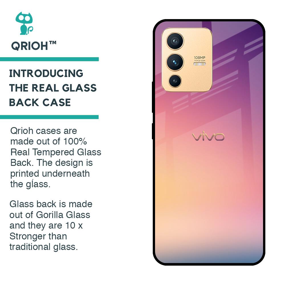 Lavender Purple Glass case for Vivo V23 Pro 5G