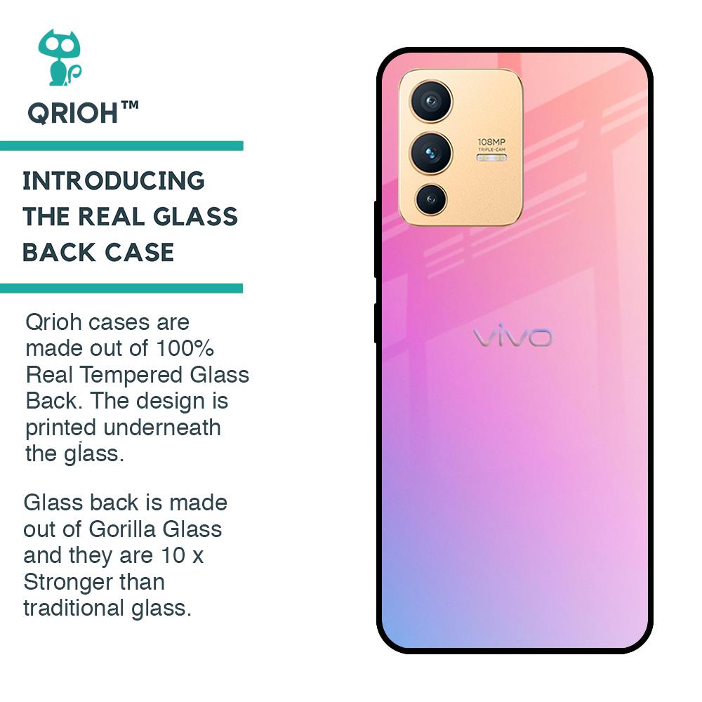 Dusky Iris Glass case for Vivo V23 Pro 5G