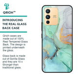 Green Marble Glass case for Vivo V23 Pro 5G