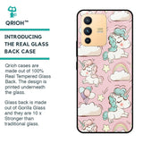 Balloon Unicorn Glass case for Vivo V23 Pro 5G