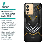 Black Warrior Glass Case for Vivo V23 Pro 5G