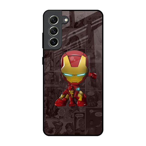 Angry Baby Super Hero Samsung Galaxy S21 FE 5G Glass Back Cover Online