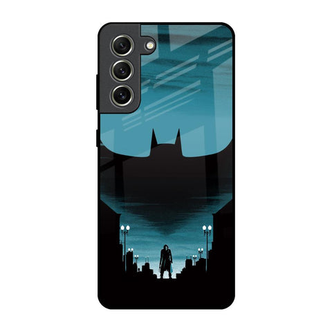 Cyan Bat Samsung Galaxy S21 FE 5G Glass Back Cover Online