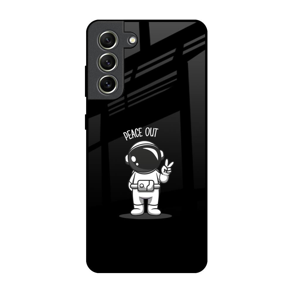 Peace Out Astro Samsung Galaxy S21 FE 5G Glass Back Cover Online