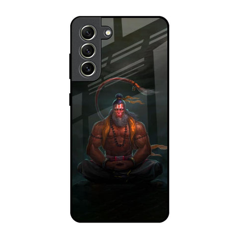 Lord Hanuman Animated Samsung Galaxy S21 FE 5G Glass Back Cover Online