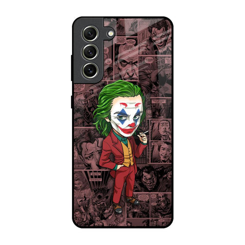 Joker Cartoon Samsung Galaxy S21 FE 5G Glass Back Cover Online