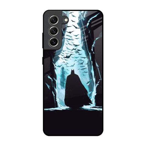 Dark Man In Cave Samsung Galaxy S21 FE 5G Glass Back Cover Online