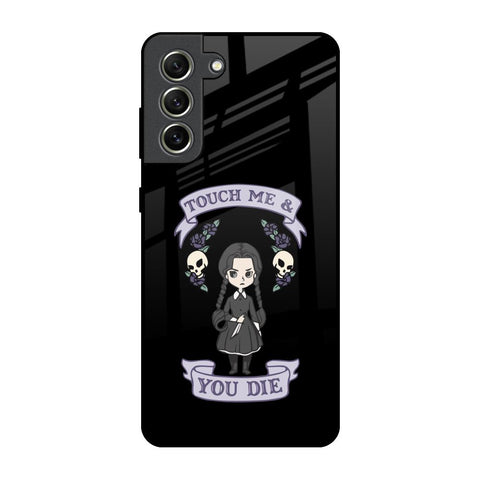 Touch Me & You Die Samsung Galaxy S21 FE 5G Glass Back Cover Online