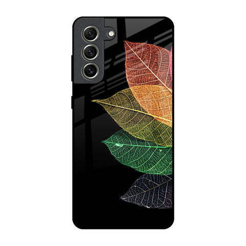 Colorful Leaves Samsung Galaxy S21 FE 5G Glass Back Cover Online