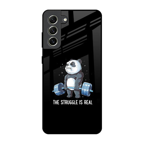Real Struggle Samsung Galaxy S21 FE 5G Glass Back Cover Online