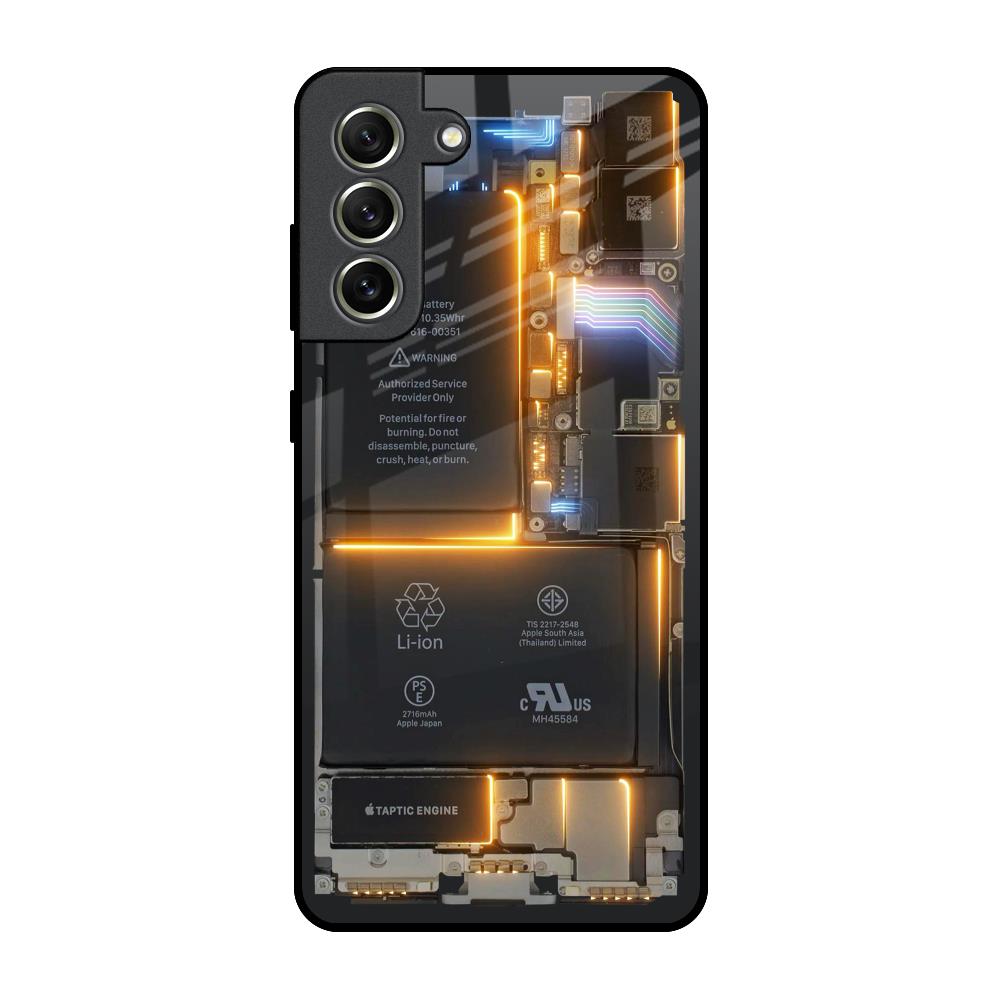 Glow Up Skeleton Samsung Galaxy S21 FE 5G Glass Back Cover Online