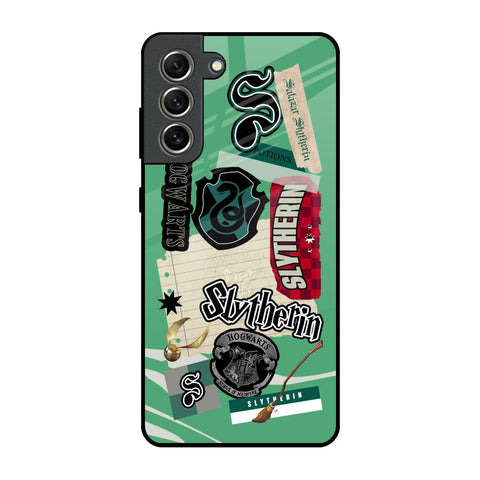 Slytherin Samsung Galaxy S21 FE 5G Glass Back Cover Online