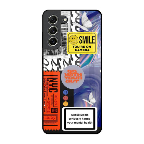Smile for Camera Samsung Galaxy S21 FE 5G Glass Back Cover Online