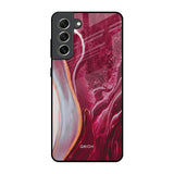 Crimson Ruby Samsung Galaxy S21 FE 5G Glass Back Cover Online