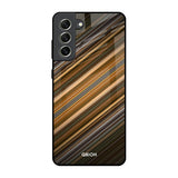 Diagonal Slash Pattern Samsung Galaxy S21 FE 5G Glass Back Cover Online
