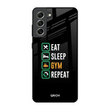 Daily Routine Samsung Galaxy S21 FE 5G Glass Back Cover Online