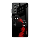 Shadow Character Samsung Galaxy S21 FE 5G Glass Back Cover Online