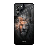 Devil Lion Samsung Galaxy S21 FE 5G Glass Back Cover Online