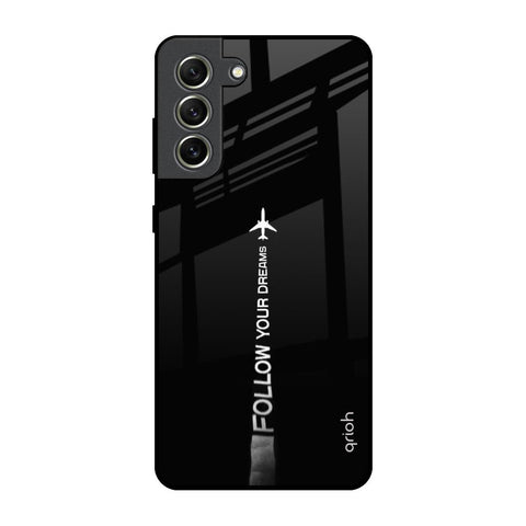 Follow Your Dreams Samsung Galaxy S21 FE 5G Glass Back Cover Online
