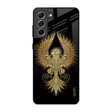 Mythical Phoenix Art Samsung Galaxy S21 FE 5G Glass Back Cover Online