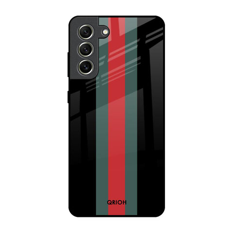 Vertical Stripes Samsung Galaxy S21 FE 5G Glass Back Cover Online