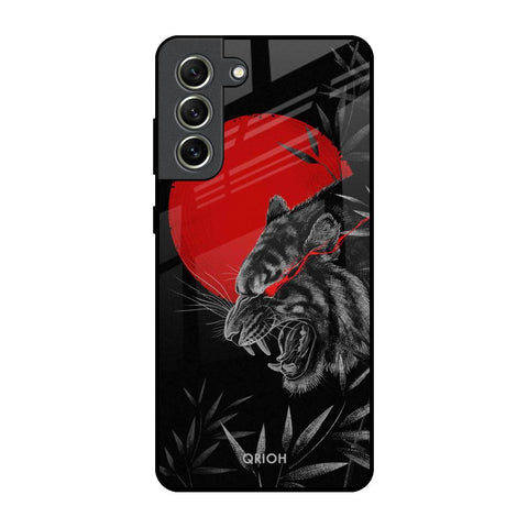 Red Moon Tiger Samsung Galaxy S21 FE 5G Glass Back Cover Online