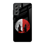 Anime Red Moon Samsung Galaxy S21 FE 5G Glass Back Cover Online