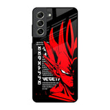 Red Vegeta Samsung Galaxy S21 FE 5G Glass Back Cover Online