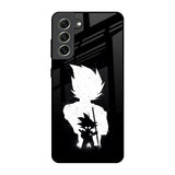 Monochrome Goku Samsung Galaxy S21 FE 5G Glass Back Cover Online