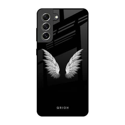 White Angel Wings Samsung Galaxy S21 FE 5G Glass Back Cover Online