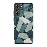 Abstact Tiles Samsung Galaxy S21 FE 5G Glass Back Cover Online