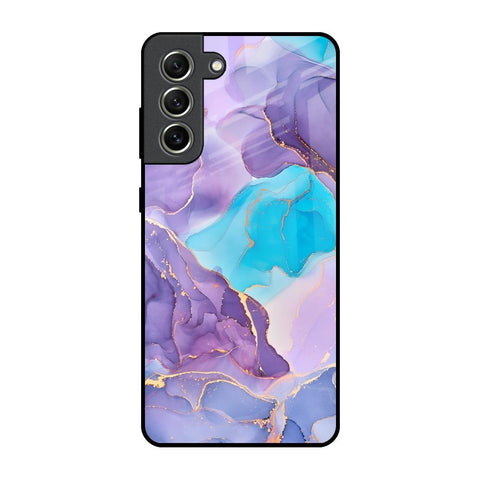 Alcohol ink Marble Samsung Galaxy S21 FE 5G Glass Back Cover Online