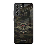 Army Warrior Samsung Galaxy S21 FE 5G Glass Back Cover Online