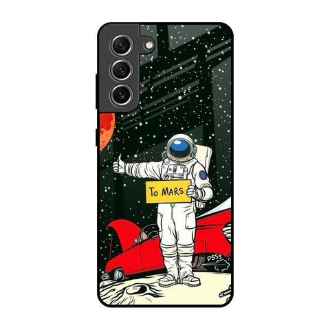Astronaut on Mars Samsung Galaxy S21 FE 5G Glass Back Cover Online