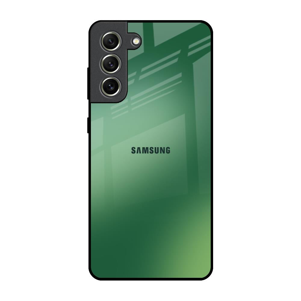 Green Grunge Texture Samsung Galaxy S21 FE 5G Glass Back Cover Online