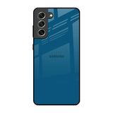 Cobalt Blue Samsung Galaxy S21 FE 5G Glass Back Cover Online
