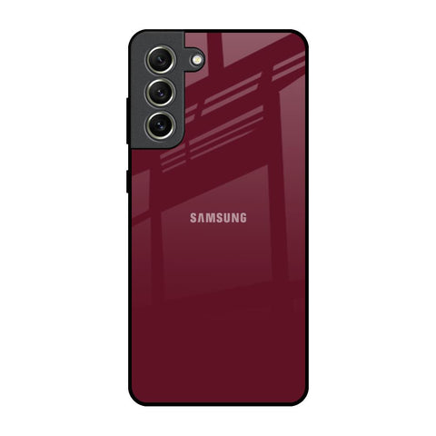 Classic Burgundy Samsung Galaxy S21 FE 5G Glass Back Cover Online