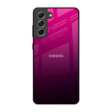 Purple Ombre Pattern Samsung Galaxy S21 FE 5G Glass Back Cover Online